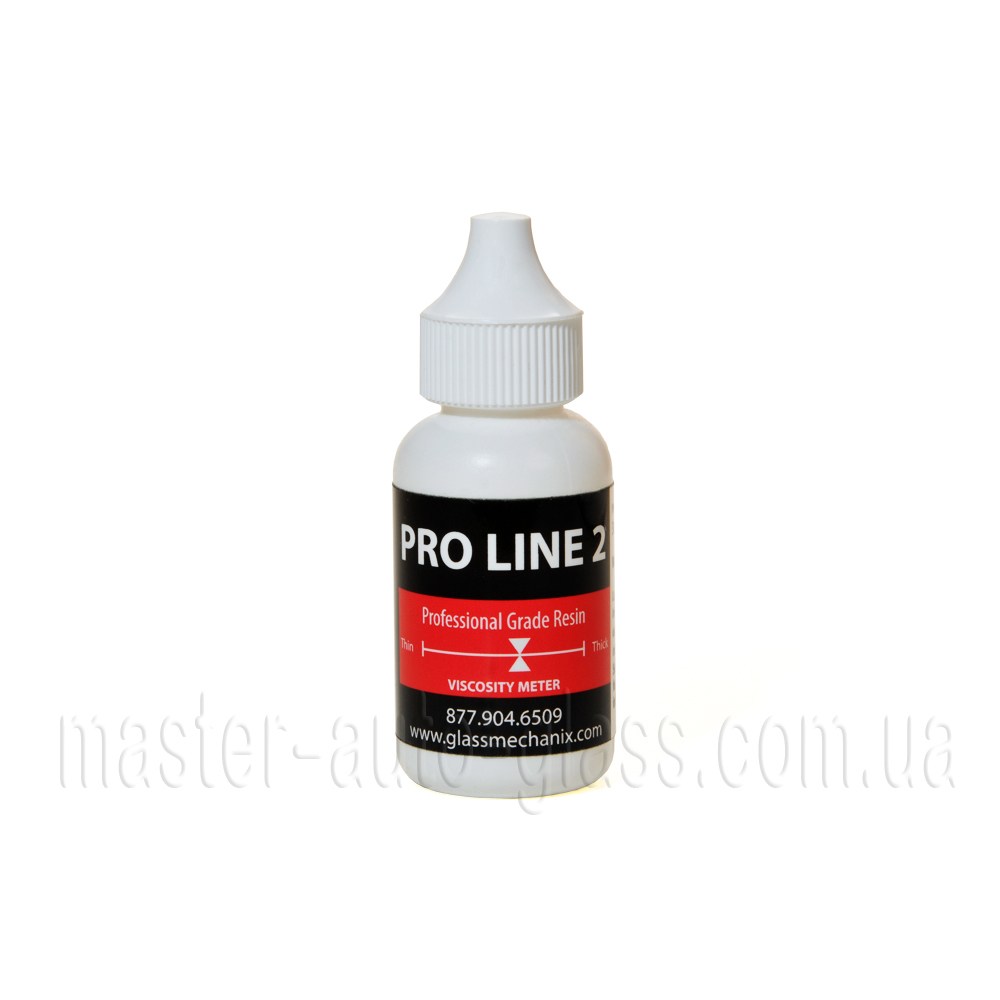 Pro Line 2 – полимер средней вязкости для ремонта стекла, 30 мл.